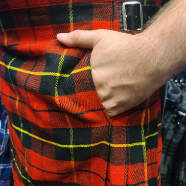 Wallace Tartan Kilt by KiltedBros Red Plaid