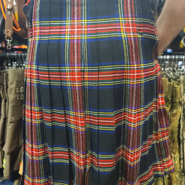 Black Stewart Tartan Kilt by KiltedBros
