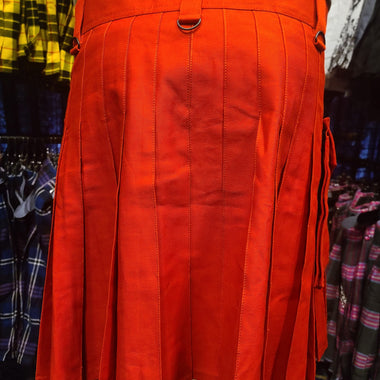Utility Kilt in Red by KiltedBros