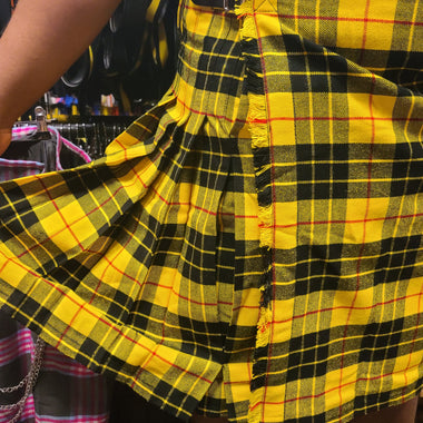 Macleod of Lewis Tartan Kilt by KiltedBros Yellow Plaid Flannel